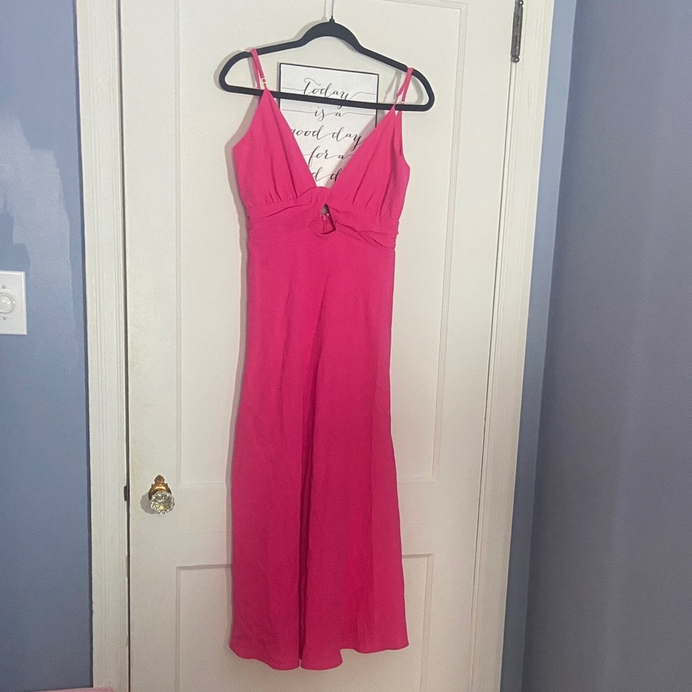 Alexia Admor Fuchsia Midi Dress